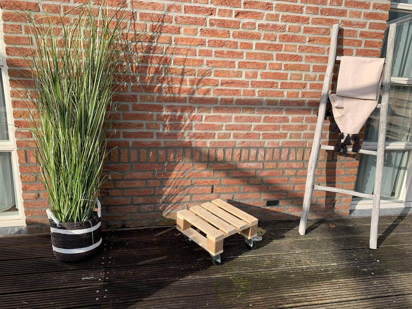 Pallet Tafel Klein 40x40cm Nieuw - Online-Pallets