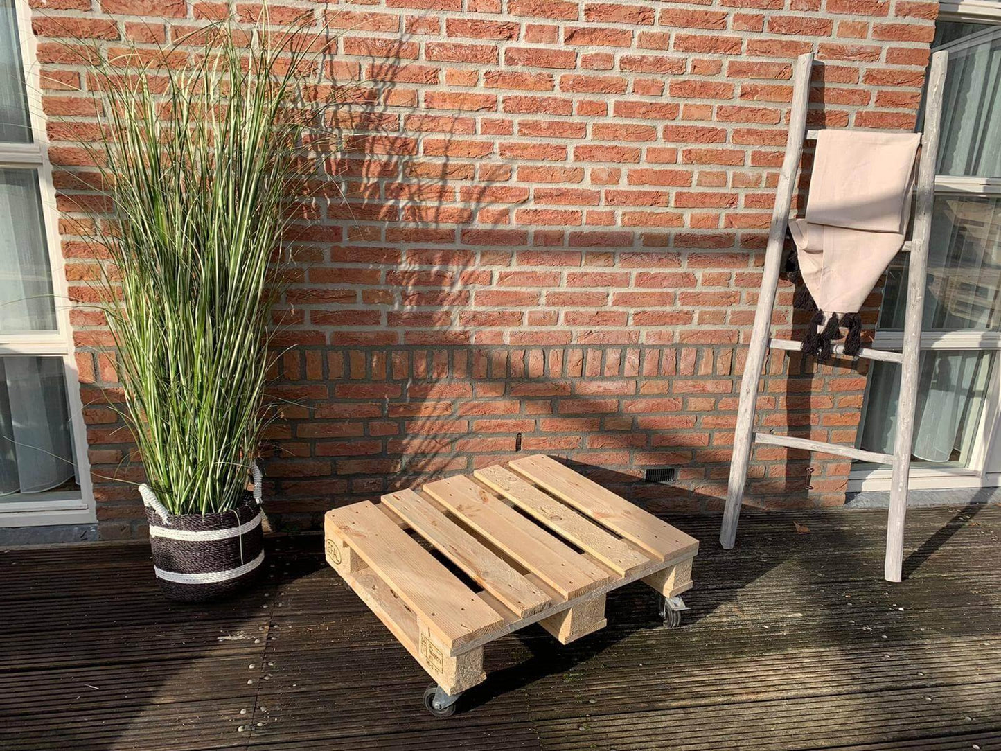 Pallet Tafel Middel 80x67cm Nieuw - Online-Pallets